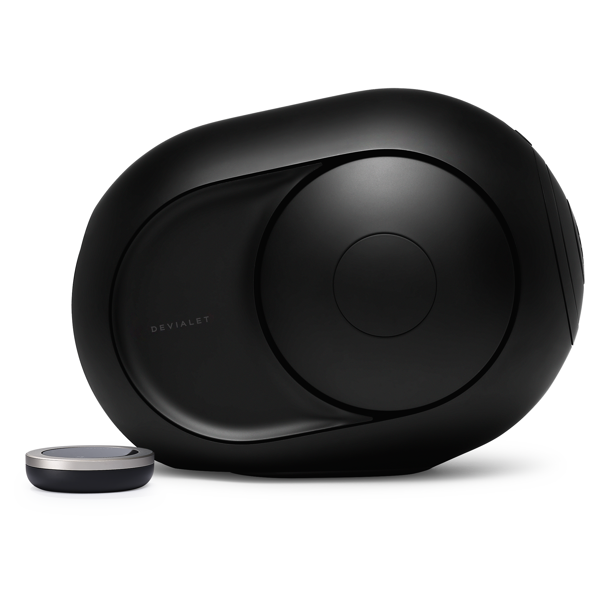 Devialet Phantom I 103dB High-End Wireless Speaker (Matte Black) with  Treepod Floorstand for Phantom I Wireless Speaker (Matte Black) - Pair