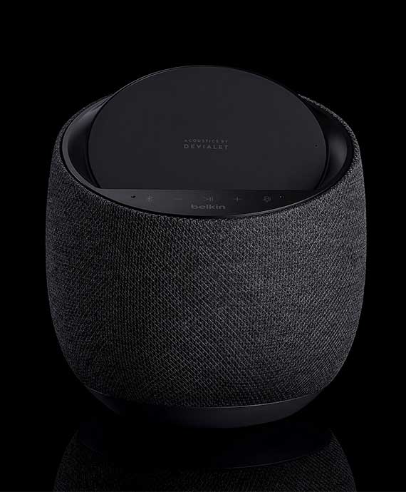Belkin Acoustics by Devialet スマートスピーカー BELKIN SOUNDFORM™ ELITE SMART SPEAKER + WIRELESS CHARGER