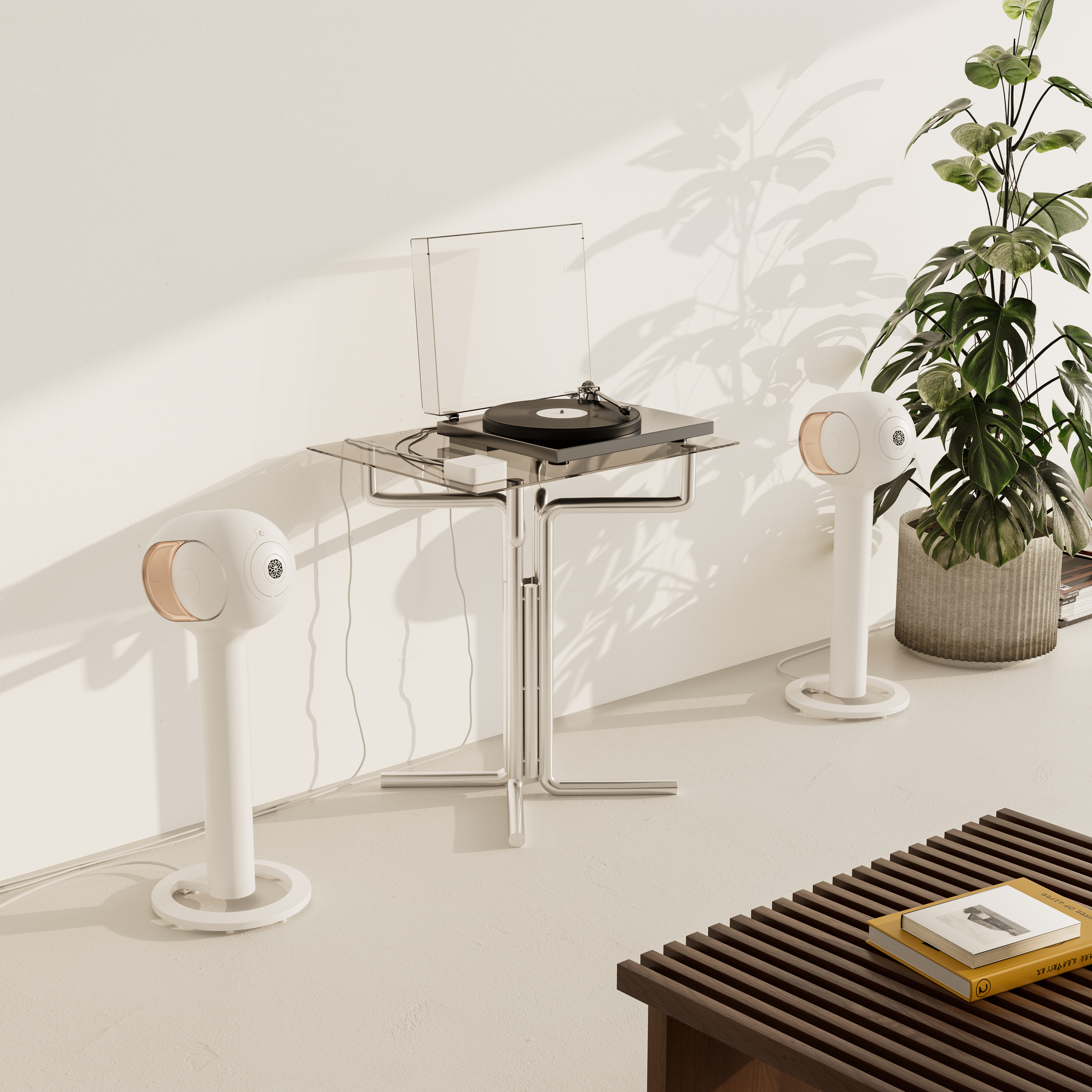 Phantom I 103 dB Light Chrome - High-end wireless speaker
