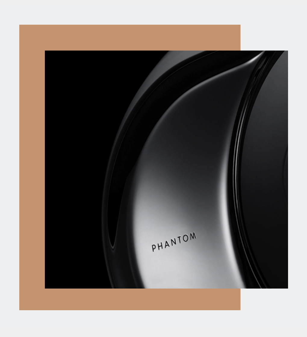 phantom vision white and gold